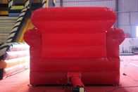 Red Sofa Inflatable Model Water Resistant PVC Tarpaulin Made supplier