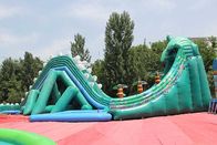Dinosaur Theme Blow Up Water Park , Customized Size Inflatable Aqua Park supplier
