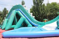 Dinosaur Theme Blow Up Water Park , Customized Size Inflatable Aqua Park supplier