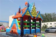 Halloween Witch Theme Kids Blow Up Bounce House With Customized Size supplier