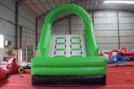 Green Color Large Inflatable Slide With Pool WSS-247 PVC Material CE Standard supplier
