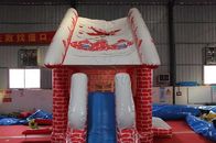 Themed Inflatable Bounce House With Slide For Christmas Eve Normal Structure supplier