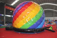 Colorful Inflatable Bounce House / Inflatable Disco Dome PVC Material Customized Size supplier
