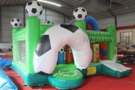 Soccer Themed Inflatable Children'S Bounce House / Commercial Bounce House supplier