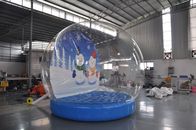 Stock on sale inflatable snow show balls, Christmas snow globe,inflatable Christmas display ball for decoration supplier