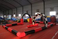 Small Indoor Inflatable Race Track Waterproof PVC Tarpaulin Material EN14960 supplier