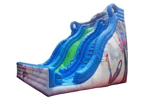 Spider - Man Commercial Inflatable Slide Waterproof For Festival Activities supplier