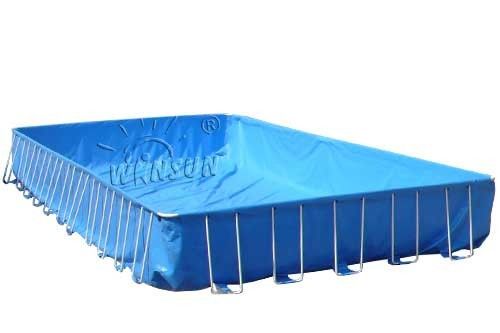 Framed Blow Up Swimming Pools , Waterproof PVC Inflatable Swimming Pool supplier